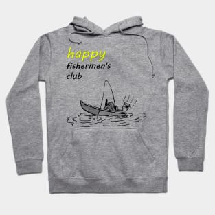 HAPPY fisherman club Hoodie